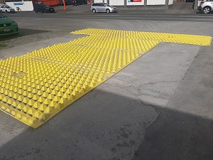 Trackout Control Mats