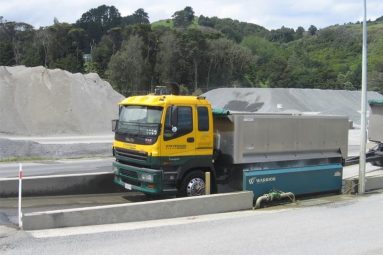 Wheelwash System in progress